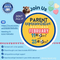 Parent Representative Meeting